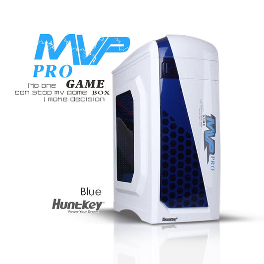 NNEDSZ MVP Pro  Gaming computer chassis - Blue (No PSU Included)-0