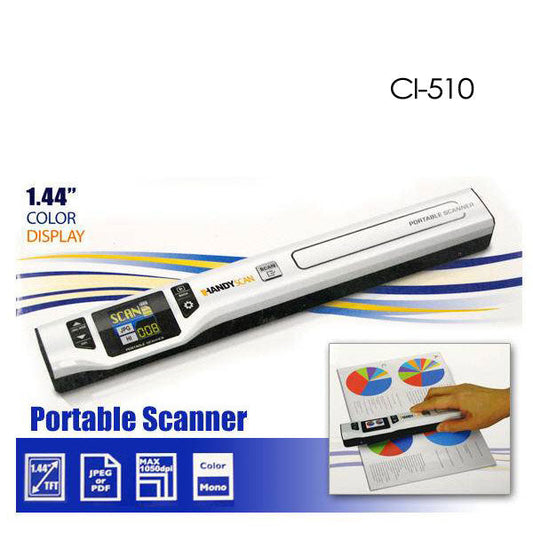 NNEDSZ Portable Handheld A4 1050dpi Photo & Document Scanner (CI-510)-0
