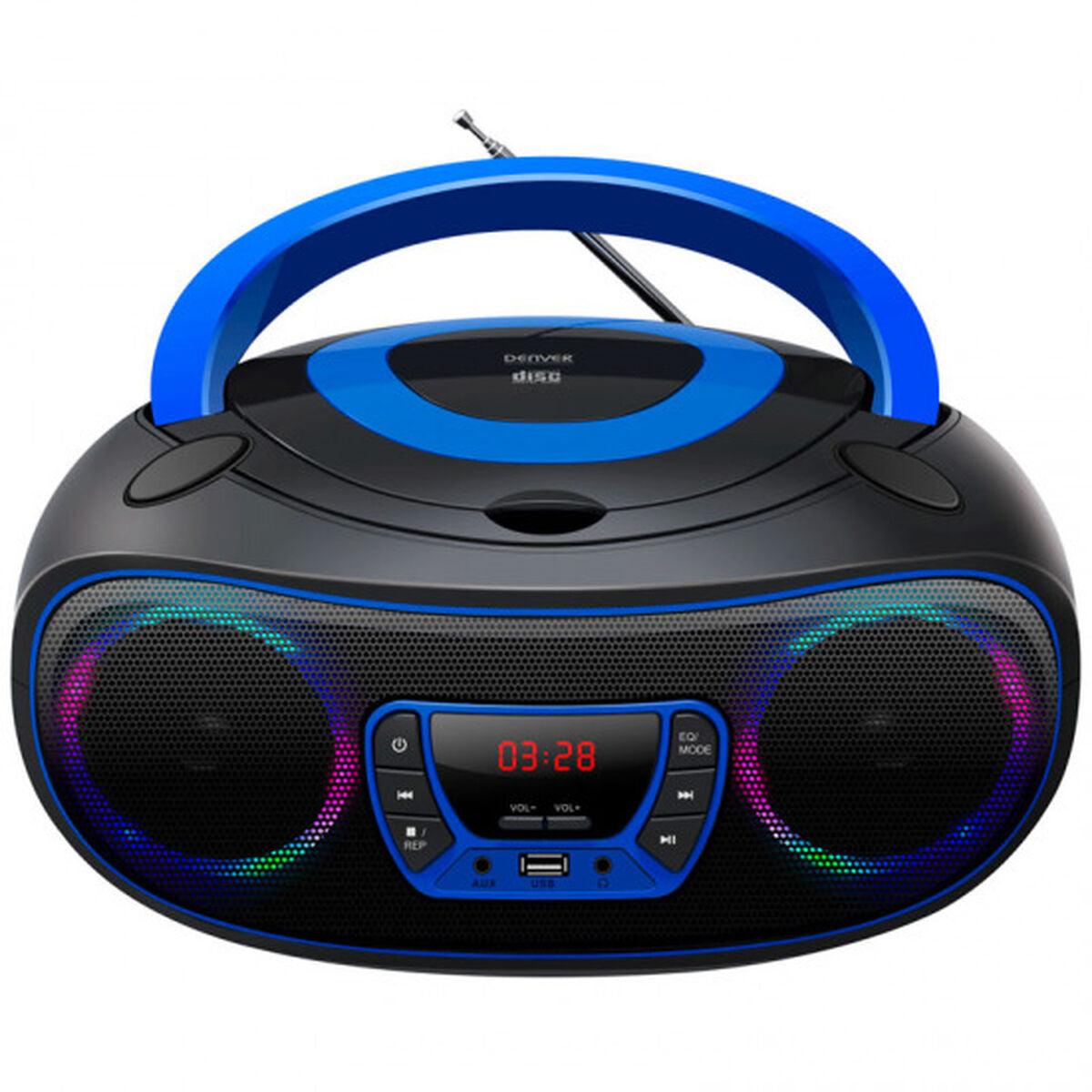 Radio CD MP3 Denver Electronics 111141300011 Bluetooth LED LCD-0