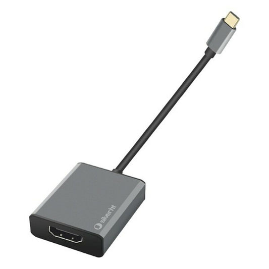 USB C to HDMI Adapter Silver Electronics LOGAN 4K-0