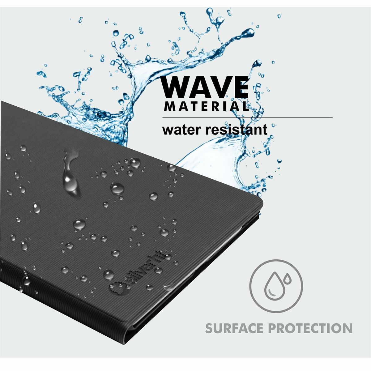 Tablet cover Silver Electronics 112004440199 Black-6
