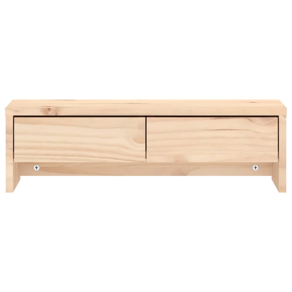 NNEVL Monitor Stand 50x27x15 cm Solid Wood Pine-4