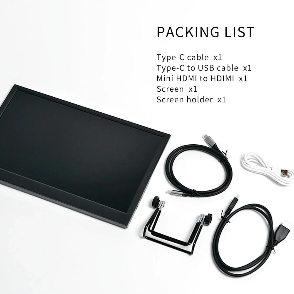 NNEOBA 11.6 Inch Portable Monitor 1366x768 LCD Display HDMI-2
