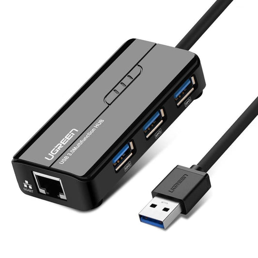 NNEDSZ USB 3.0 Hub with Gigabit Ethernet Adapter (20265)-0