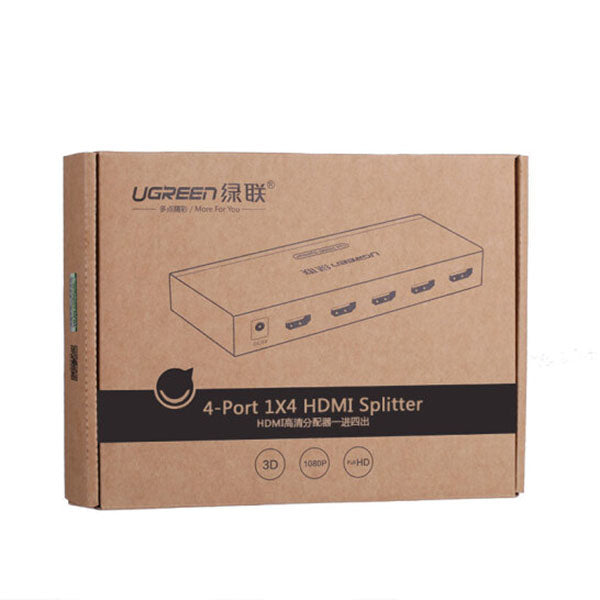 NNEDSZ 1 x 4 HDMI Amplifier Splitter - Black (40202)-3