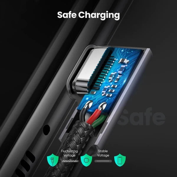 NNEDSZ 70529 60W Angle USB C to C Cable 1M-4
